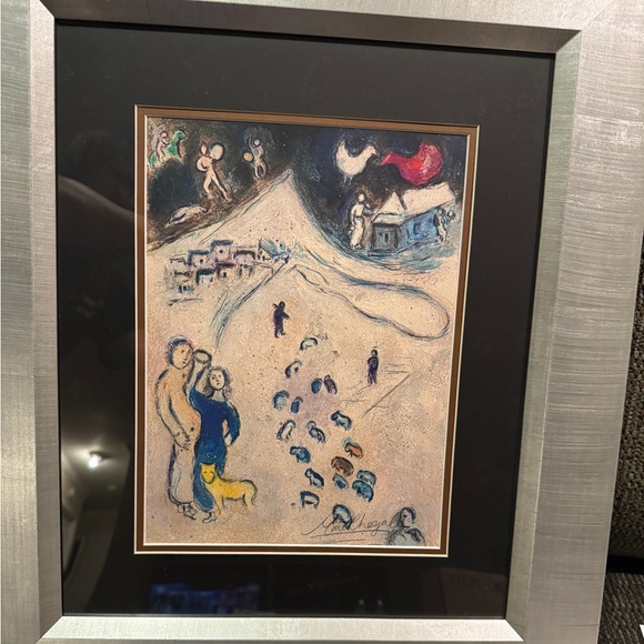 1977 Marc Chagall Lithograph Hand Signed by the artist. - Picture 5 of 7